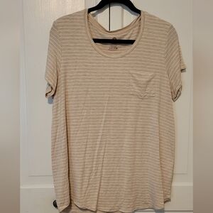 Kindred Bravely Beige Striped Top